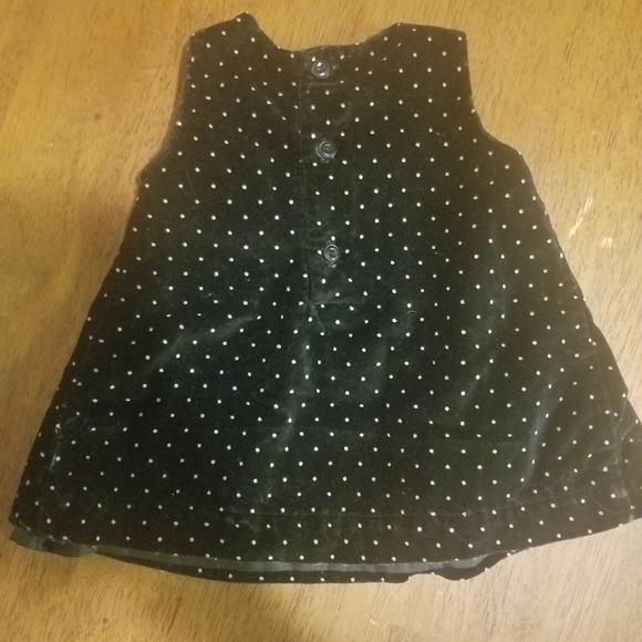 Velvet Dress with Red Bow - Picture 3 of 5